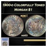 PCGS 1900-o Morgan Dollar Colorfully Toned $1 ms63