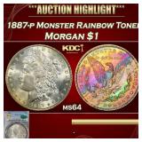 *Highlight* PCGS 1887-p Morgan Dollar Monster Rain