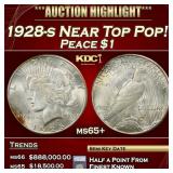 *Highlight* 1928-s Peace Dollar Near Top Pop! $1 m