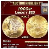 *Highlight* 1900-p Gold Liberty Double Eagle $20 m