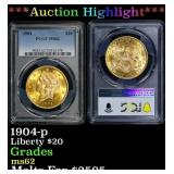 *Highlight* PCGS 1904-p Gold Liberty Double Eagle