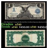 1899 "Black Eagle" $1 large size Blue Seal Silver