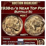*Highlight* 1938-d/s Buffalo Nickel Near Top Pop!