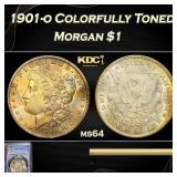 PCGS 1901-o Morgan Dollar Colorfully Toned $1 ms64