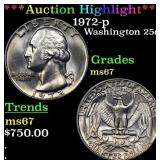 ***Auction Highlight*** 1972-p Washington Quarter