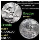 2005-d Western Waters Jefferson Nickel Westward Jo