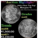 ***Major Highlight*** 1882-s Morgan Dollar Near To