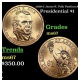 2009-d James K. Polk Position-A Presidential Dolla