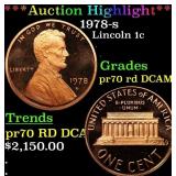 ***Major Highlight*** 1978-s Proof Lincoln Cent 1c