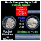 Buffalo Nickel Shotgun Roll in Old Bank Style 