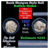 Buffalo Nickel Shotgun Roll in Old Bank Style 