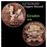 1oz .999 Fine Copper Bullion Round - "Jersey Devil