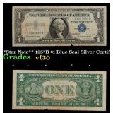 **Star Note** 1957B $1 Blue Seal Silver Certificat