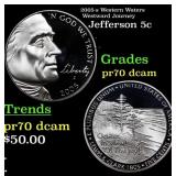 2005-s Western Waters Proof Jefferson Nickel Westw