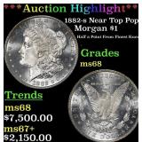 ***Major Highlight*** 1882-s Morgan Dollar Near To