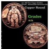 1oz .999 Fine Copper Bullion Round - Abominable Sn