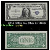 1957A $1 Blue Seal Silver Certificate Grades Choic