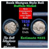 Buffalo Nickel Shotgun Roll in Old Bank Style 