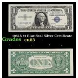 1957A $1 Blue Seal Silver Certificate Grades Gem C