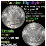 ***Major Highlight*** 1878-cc Morgan Dollar Near T