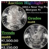 ***Major Highlight*** 1882-s Morgan Dollar Near To