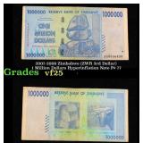 2007-2008 Zimbabwe (ZWR 3rd Dollar) 1 Million Doll