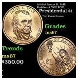 2009-d James K. Polk Position-A Presidential Dolla