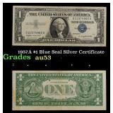 1957A $1 Blue Seal Silver Certificate Grades Selec