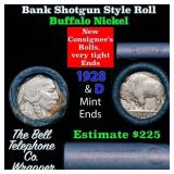 Buffalo Nickel Shotgun Roll in Old Bank Style 