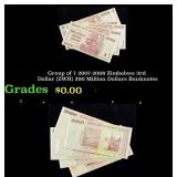 Group of 7 2007-2008 Zimbabwe 3rd Dollar (ZWR) 200
