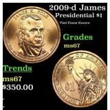 2009-d James K. Polk Position A Presidential Dolla