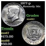 1977-p Kennedy Half Dollar 50c Grades GEM++ Unc