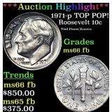 ***Auction Highlight*** 1971-p Roosevelt Dime TOP