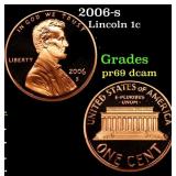 2006-s Proof Lincoln Cent 1c Grades GEM++ Proof De