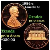 1984-s Proof Lincoln Cent 1c Grades GEM++ Proof De