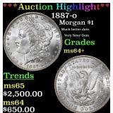 ***Major Highlight*** 1887-o Morgan Dollar $1 ms64