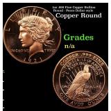 1oz .999 Fine Copper Bullion Round - Peace Dollar