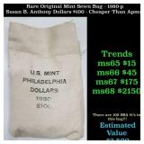 Rare Original Mint Sewn Bag - 1980-p Susan B. Anth