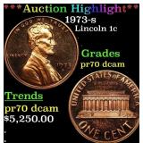***Auction Highlight*** 1973-s Proof Lincoln Cent