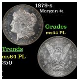 1879-s Morgan Dollar $1 Grades Choice Unc PL