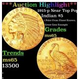 ***Major Highlight*** 1915-p Gold Indian Half Eagl
