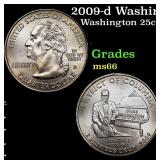 2009-d Washington DC Washington Quarter 25c Grades