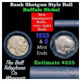 Buffalo Nickel Shotgun Roll in Old Bank Style 
