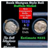 Buffalo Nickel Shotgun Roll in Old Bank Style 