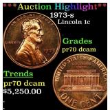 ***Auction Highlight*** 1973-s Proof Lincoln Cent