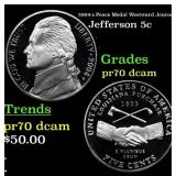 2004-s Peace Medal Proof Jefferson Nickel Westward