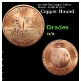 1oz .999 Fine Copper Bullion Round - Apollo 11 Sty