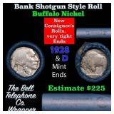 Buffalo Nickel Shotgun Roll in Old Bank Style 