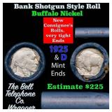 Buffalo Nickel Shotgun Roll in Old Bank Style 