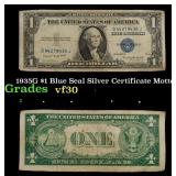 1935G $1 Blue Seal Silver Certificate Graded vf++